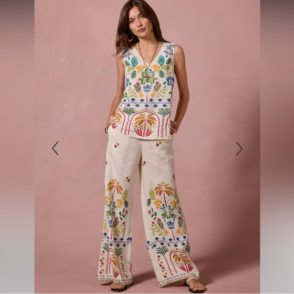 Johnny Was Pants - NWT JOHNNY WAS WIDE LEG PANT